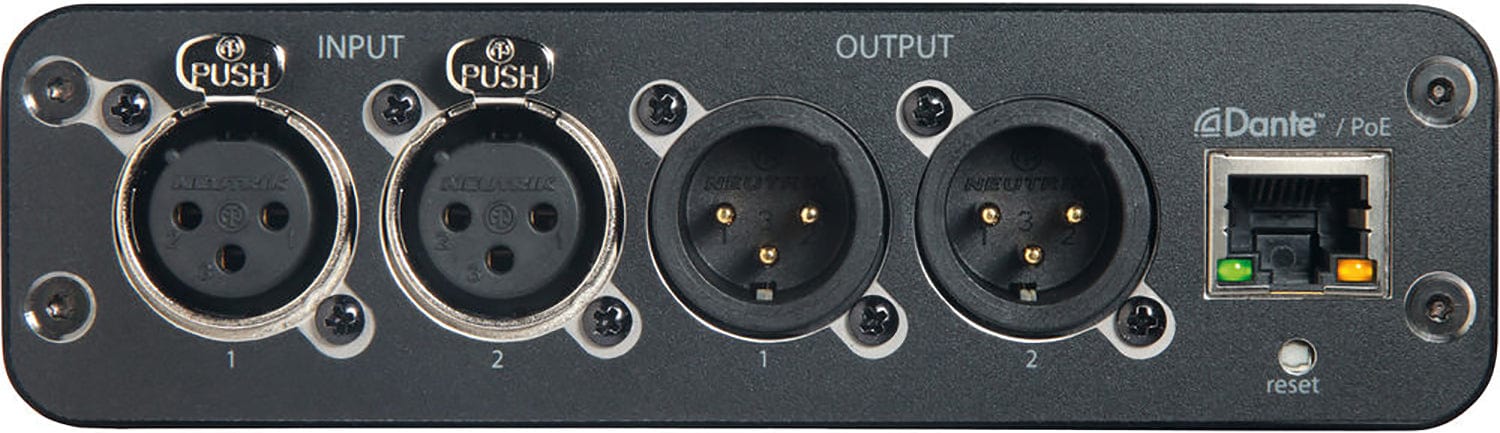 Shure ANI22-XLR 2 Channel In/2 Channel Out XLR Audio Network Interface with Dante - Image 4