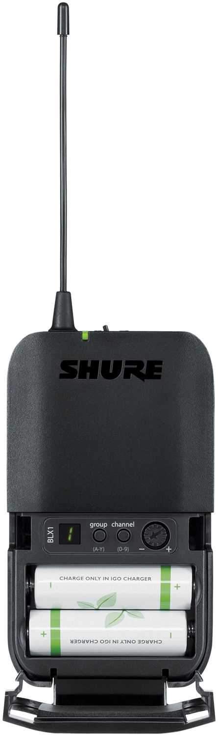Shure BLX1 Wireless Bodypack Transmitter - H10 - Image 4