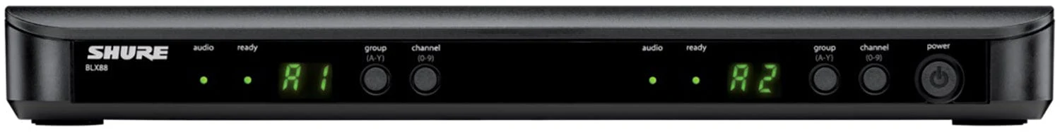Shure BLX1288 Wireless Combo System with PG58 Handheld and CVL Lavalier - H11 Band - Image 4
