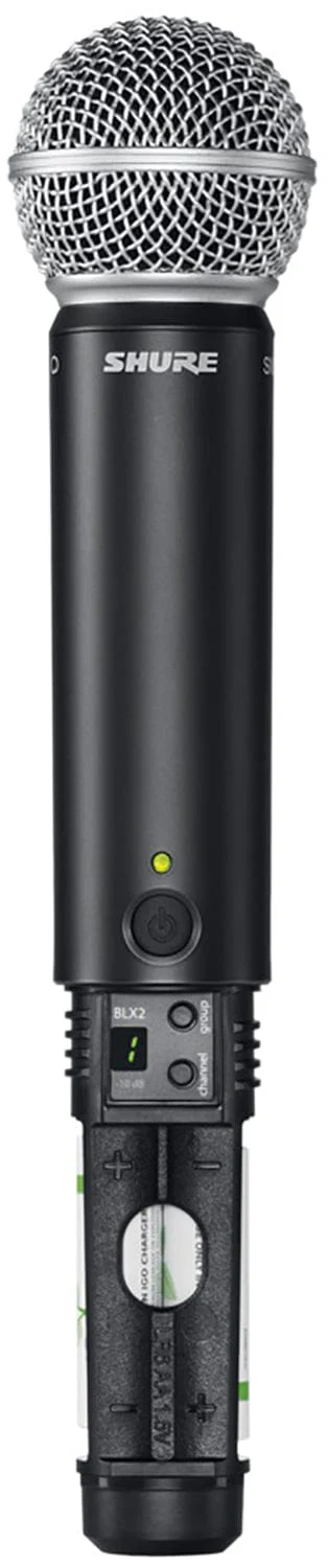 Shure BLX1288 Wireless Combo System with SM58 Handheld and MX153 Earset - H11 Band - Image 9
