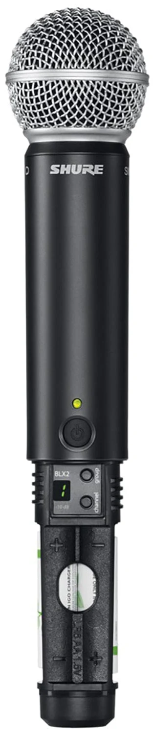 Shure BLX1288 Wireless Combo System with SM58 Handheld and WL185 Lavalier - H9 Band - Image 3