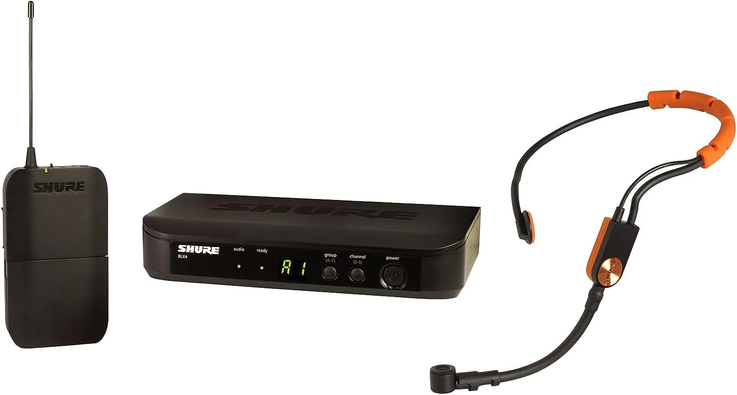 Shure BLX14 Wireless Fitness Headset System with SM31FH Headset Microphone - J11 Band