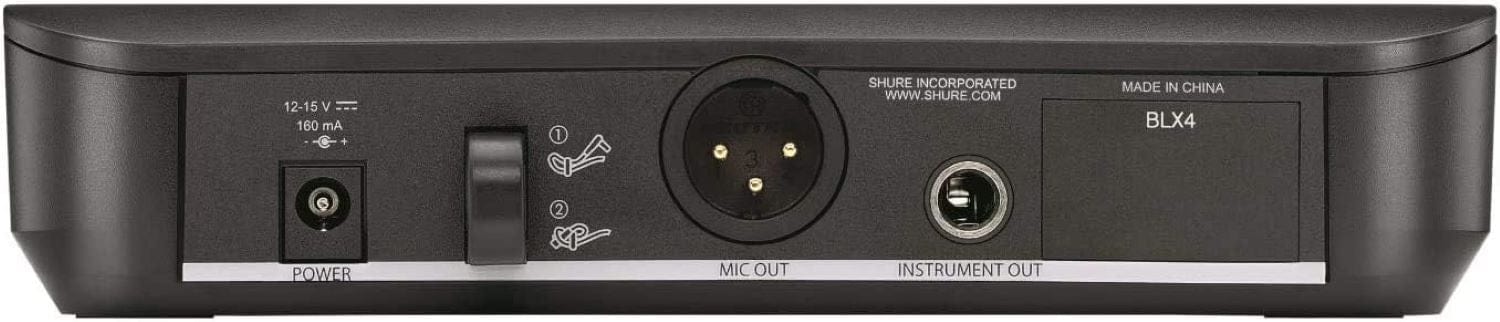 Shure BLX14 Wireless Instrument System with Beta 98H/C Clip-on Gooseneck Microphone - H11 Band - Image 9
