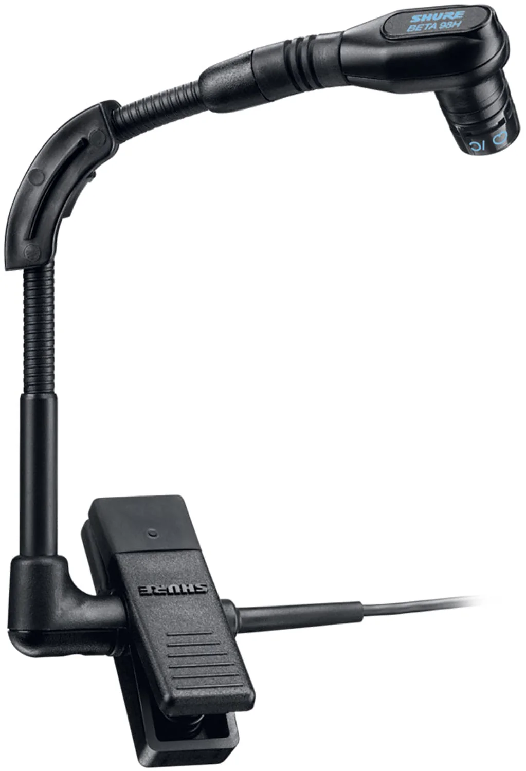 Shure BLX14R Wireless Rack-mount Instrument System with Beta 98H/C Clip-on Gooseneck Microphone - H11 Band - Image 2