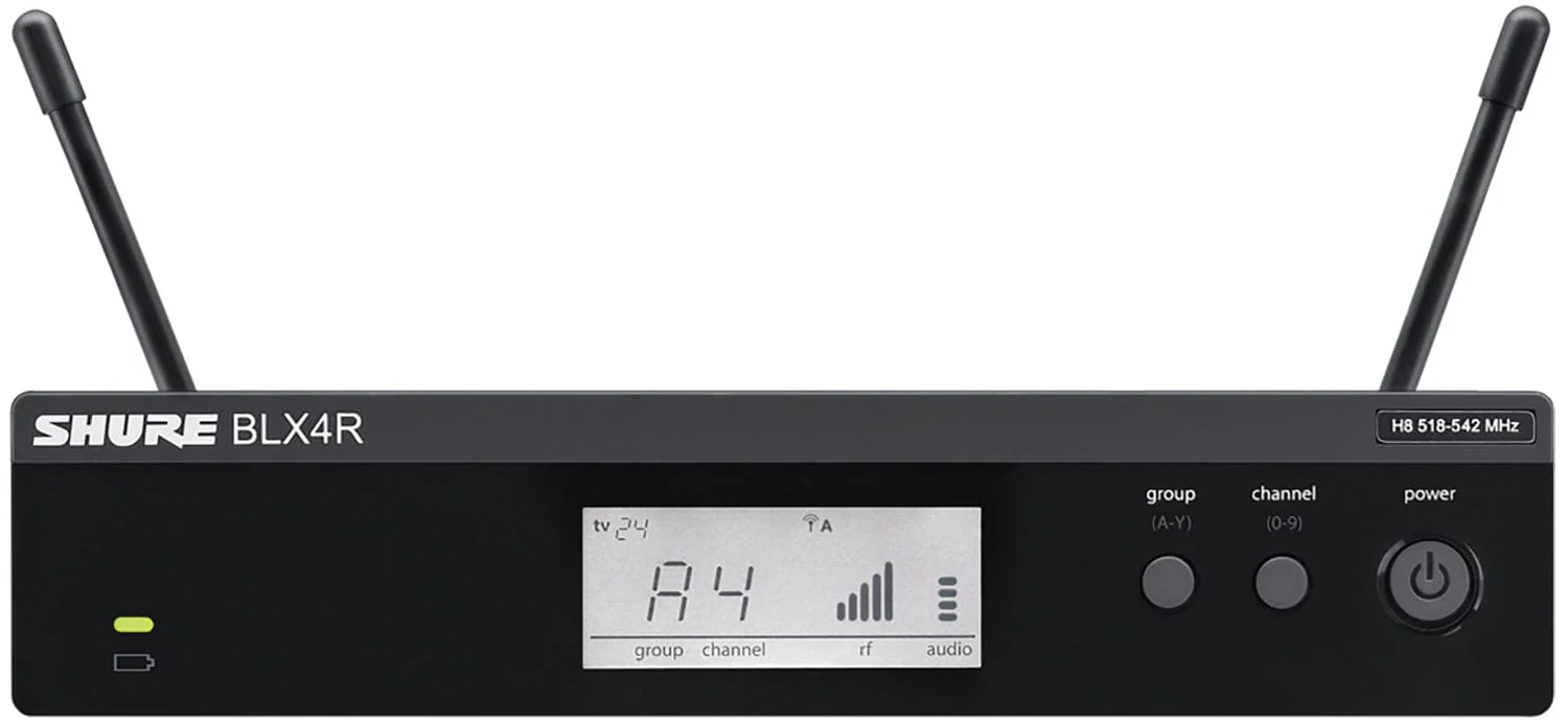 Shure BLX14R Wireless Rack-mount Instrument System with Beta 98H/C Clip-on Gooseneck Microphone - J11 Band - Image 8