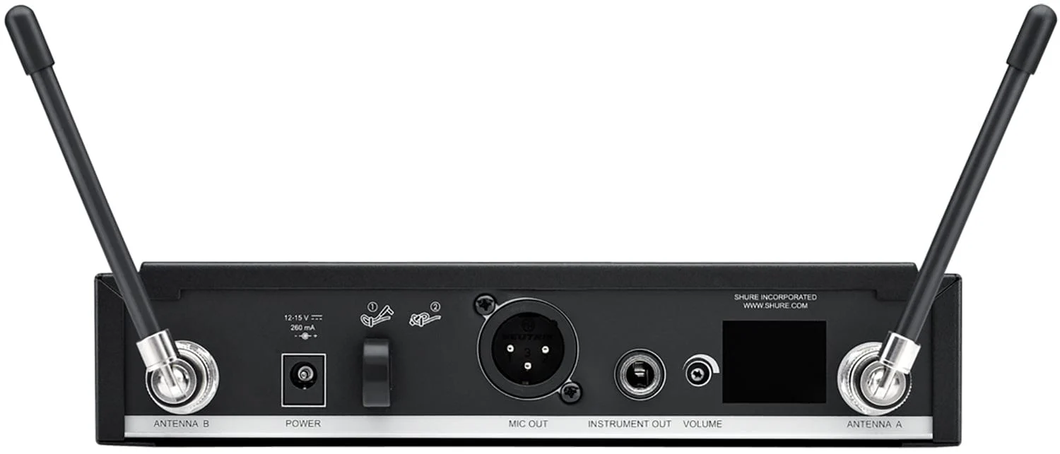 Shure BLX14R Wireless Rack-mount Instrument System with Beta 98H/C Clip-on Gooseneck Microphone - J11 Band - Image 9