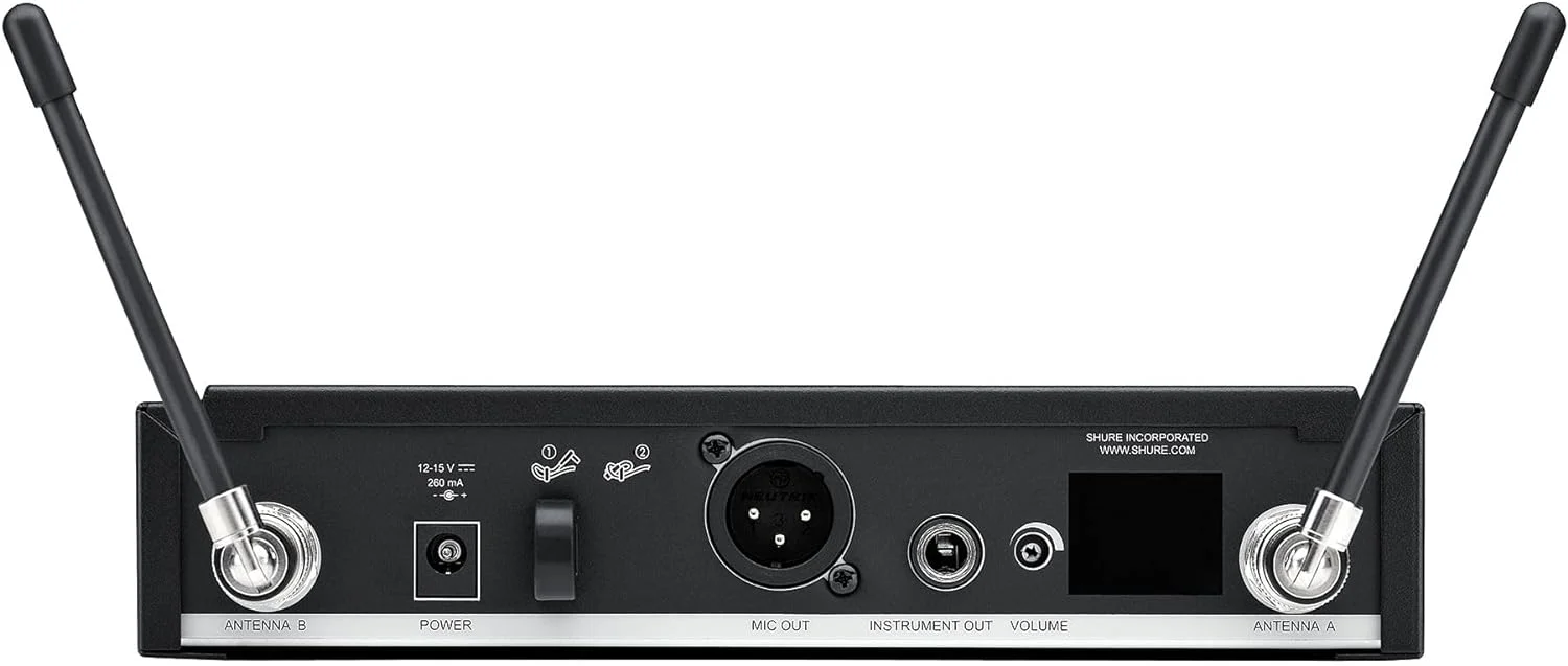 Shure BLX14R Wireless Rack-mount Presenter System with WL185 Lavalier Microphone - J11 Band - Image 3