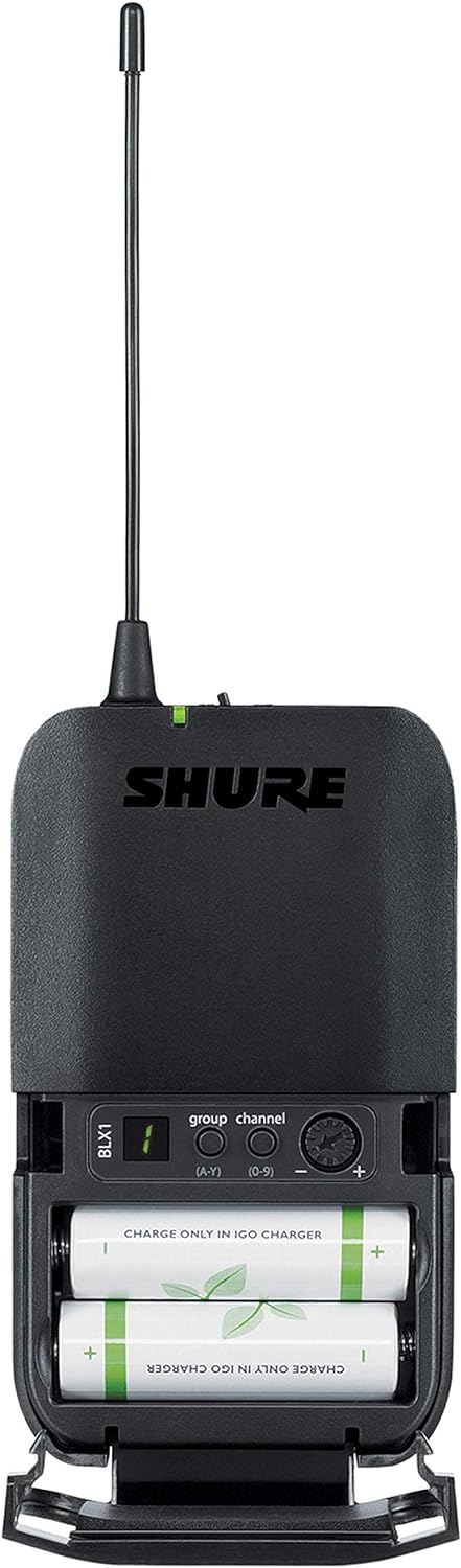 Shure BLX14R Wireless Rack-mount Presenter System with WL93 Miniature Lavalier Microphone - J11 Band - Image 5