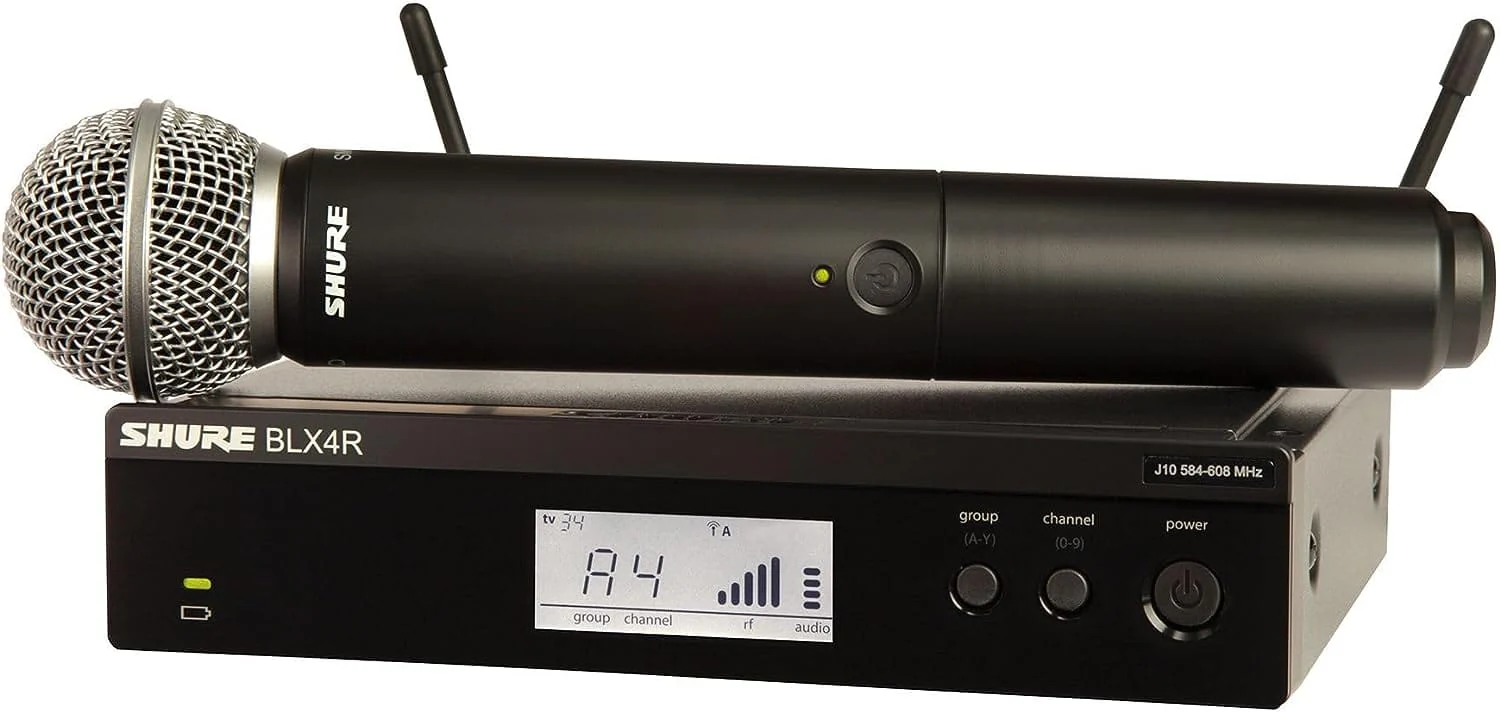 Shure BLX24R Wireless Rack-mount Vocal System with SM58 - H11 Band