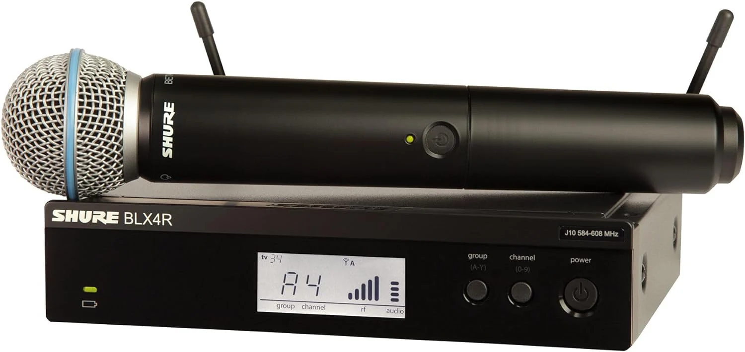 Shure BLX24R Wireless Vocal Rack-mount Set with Beta 58A - J11 Band