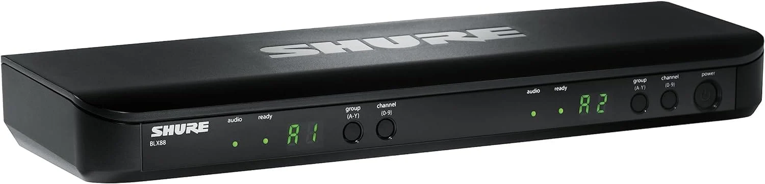 Shure BLX88 Dual Wireless Receiver for BLX Wireless System - H10 Band - Image 2