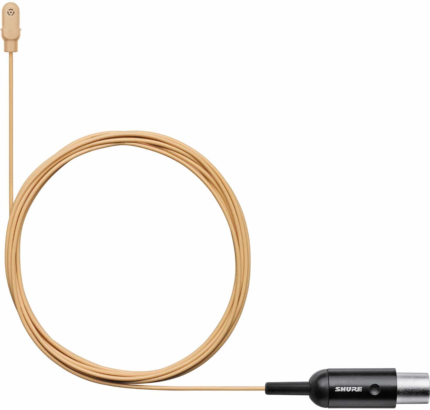 Shure DL4T/O-MTQG-A DuraPlex Omnidirectional Subminiature Waterproof Microphone - MTQG Plug - Tan - Image 2