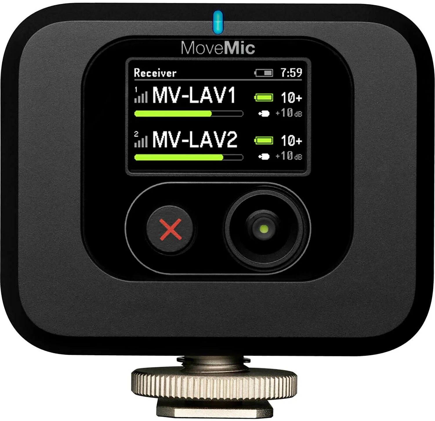 Shure MV-TWO-KIT-Z7 MoveMic Wireless Lavalier Microphone Pair for Phones with Receiver / Charge Case - Image 2