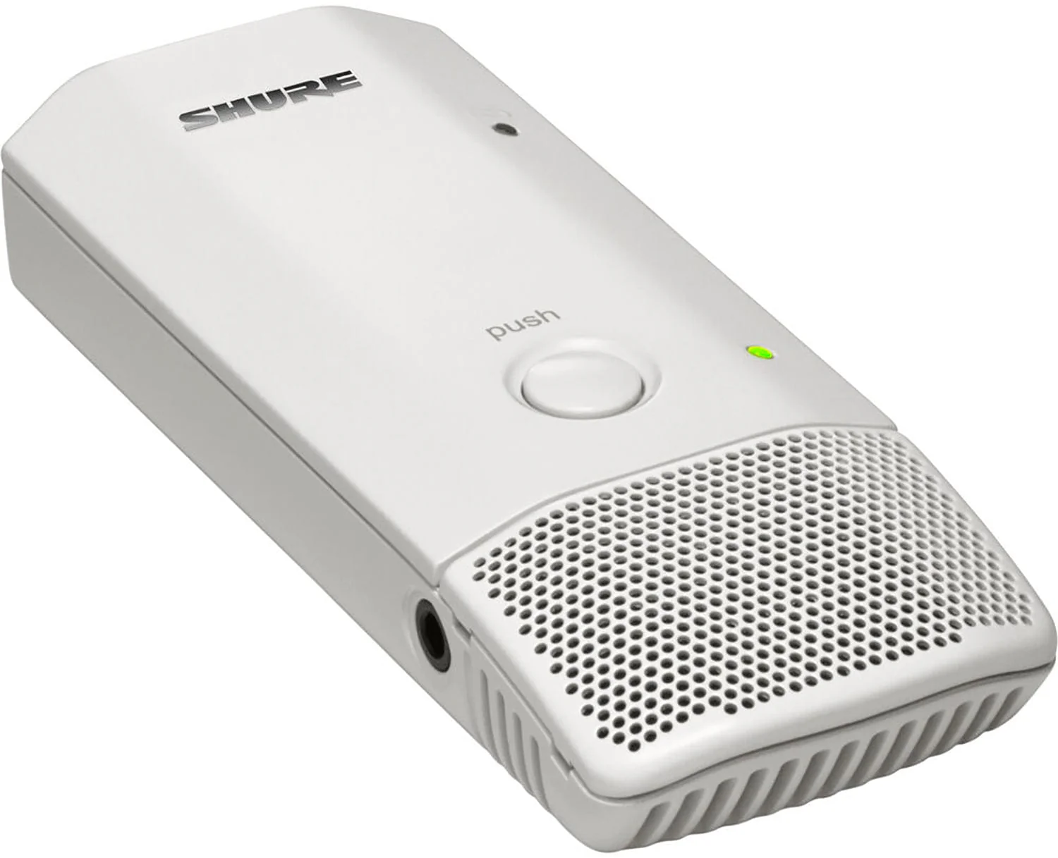 Shure MXW6XW/C=-Z10 Boundary Microphone Transmitter for Microflex Systems - Cardioid - White