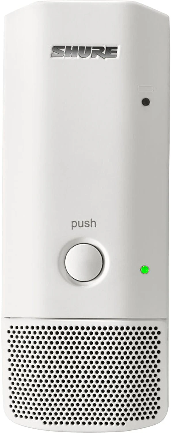 Shure MXW6XW/O=-Z10 Boundary Microphone Transmitter for Microflex Systems - Omnidirectional - White - Image 2