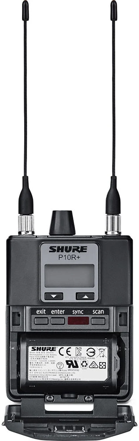 Shure P10R+=-L8 Diversity Bodypack Receiver for PSM1000 - L8 Band - Image 4