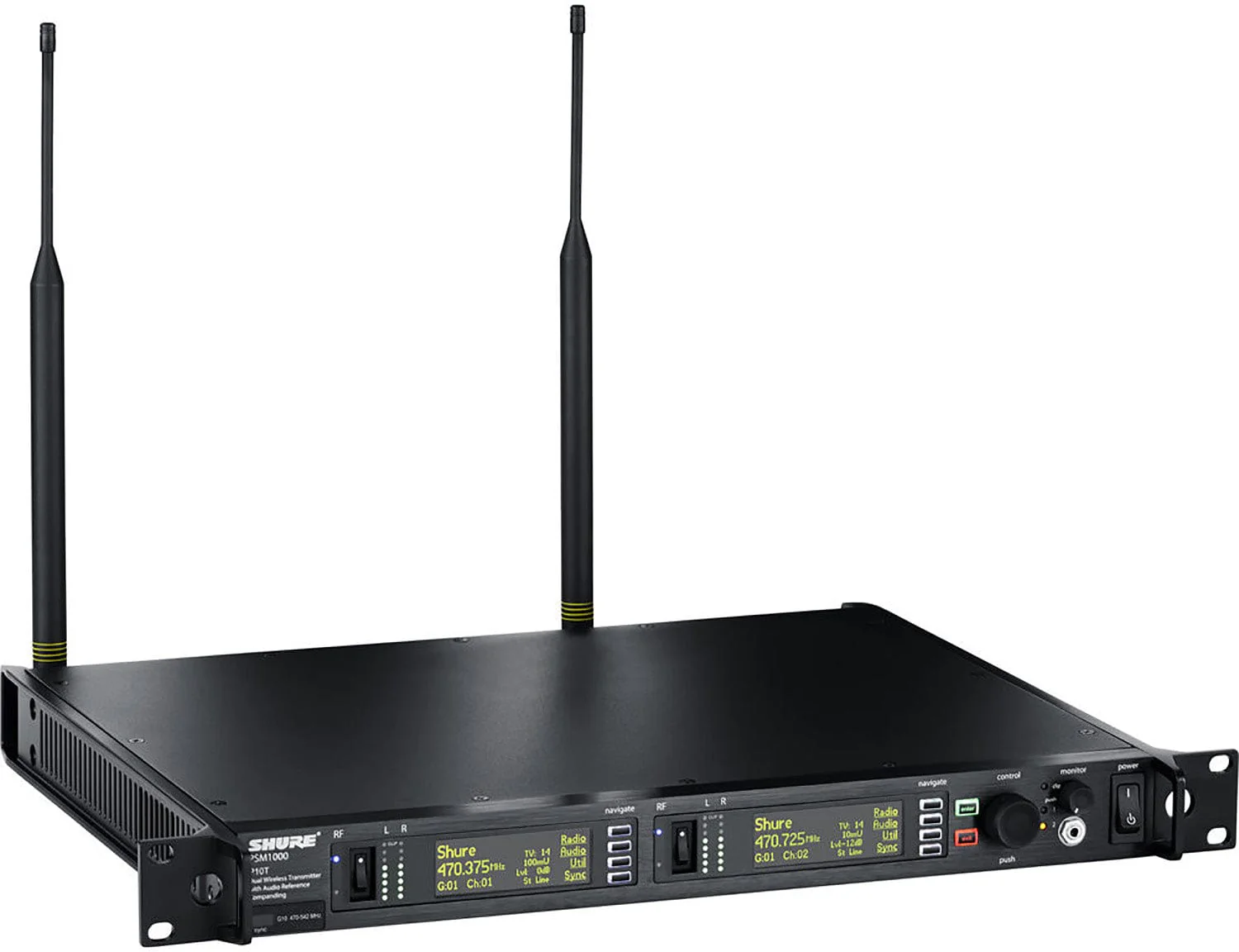 Shure P10TR+425CL-G10 PSM1000 Monitor System - Dual Transmitter/2x Bodypacks/2x Earphones - G10 Band - Image 3
