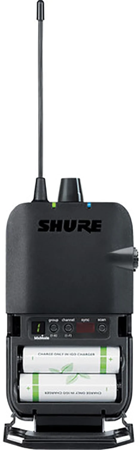 Shure P3R=-H20 Wireless Bodypack Receiver for PSM 300 Personal Monitor System - Image 2
