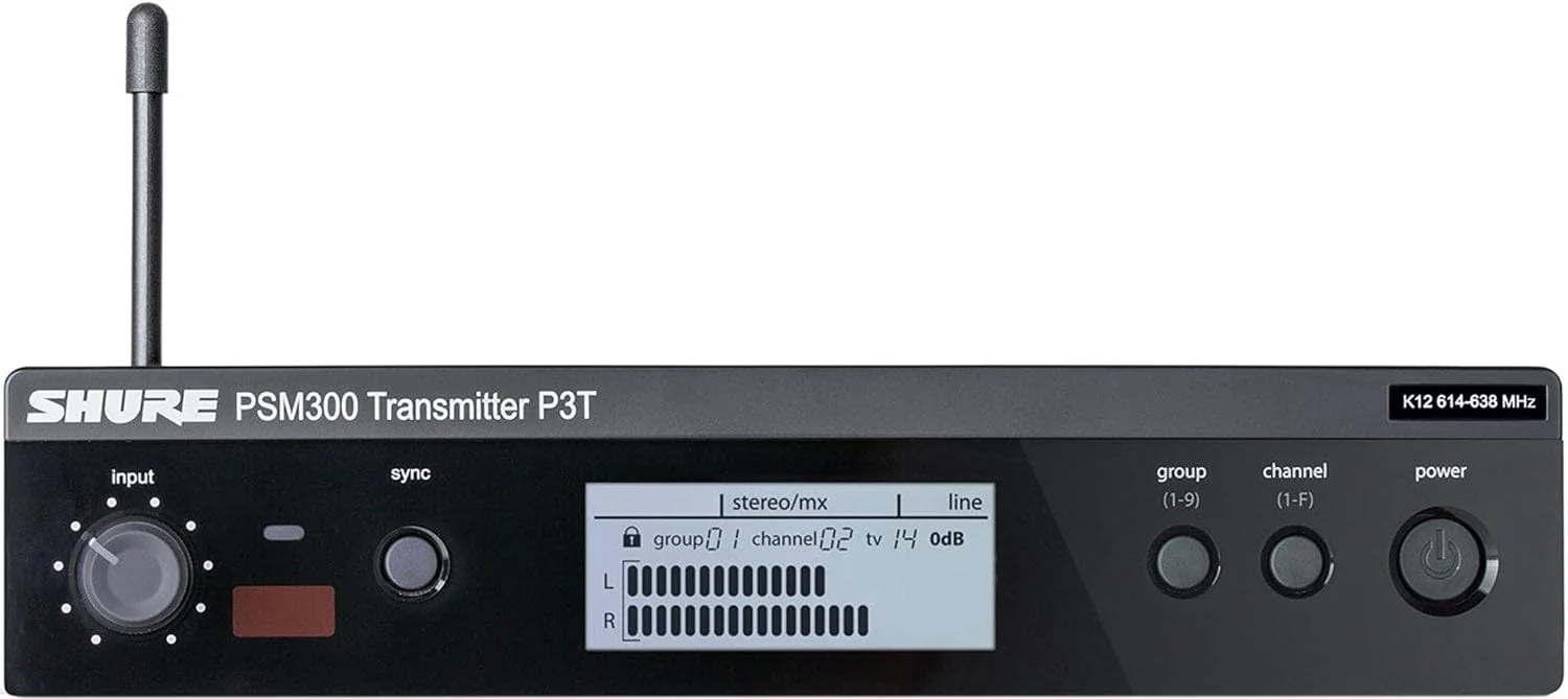 Shure P3TR112GR-H20 PSM 300 Wireless In-Ear Monitoring Set with SE112 Earphones - H20 Band - Image 2