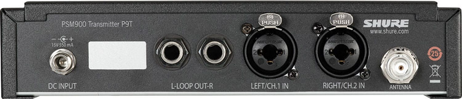 Shure P9T=-G7 Wireless Transmitter for PSM900 Wireless Personal Monitor System - G7 Band - Image 2
