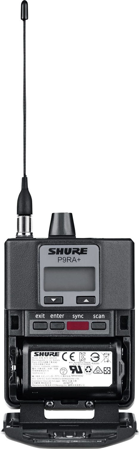 Shure P9TRA+425CL-G7 PSM900 Personal Monitor System - Transmitter/Bodypack/Earphones - G7 Band - Image 6