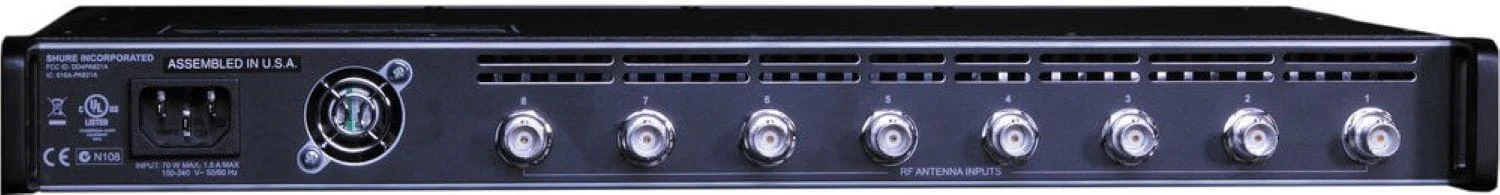 Shure PA421A 4-Channel IEM Antenna Combiner and Power Distribution 470-952MHz - Image 2