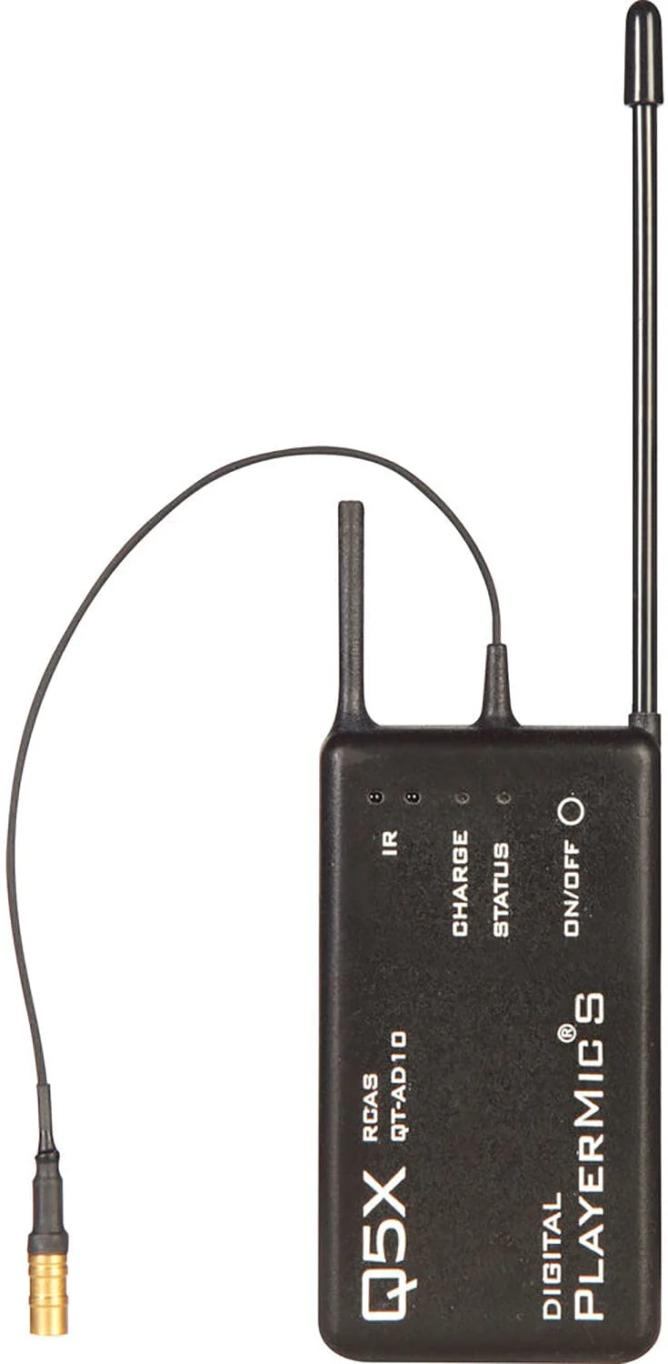Shure QTAD10PS=-G56 AD10PS PlayerMic Short Transmitter - 470-636 MegaHertz - Image 2