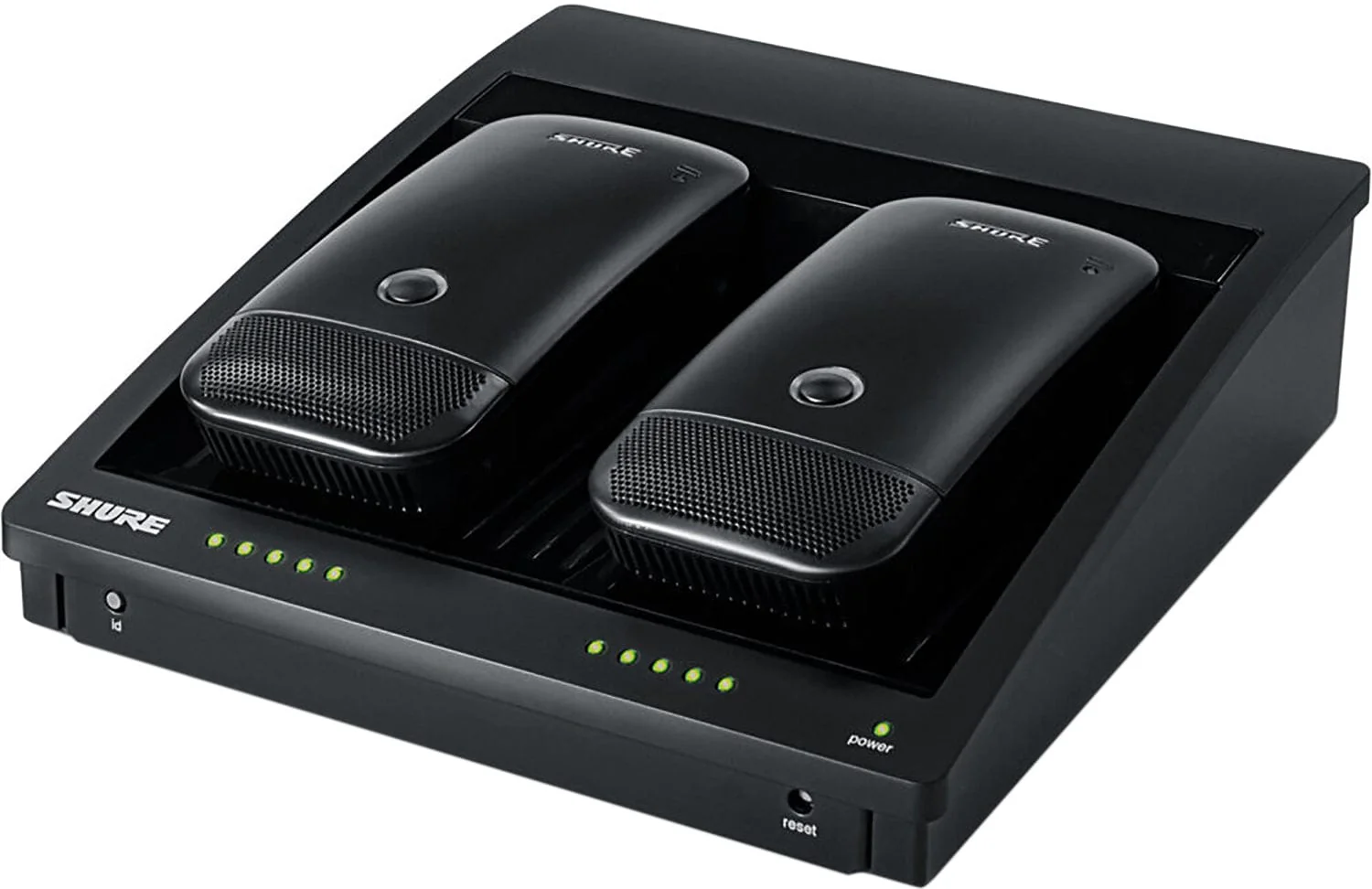 Shure SBC250 2-Bay Networked Charging Station for ULXD6 or ULXD8 Transmitters - Image 3
