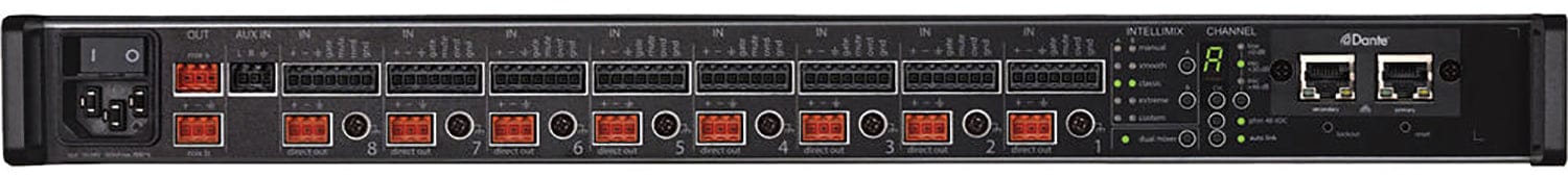 Shure SCM820-DAN 8-Channel Automatic IntelliMix Mixer with Dante - Image 3