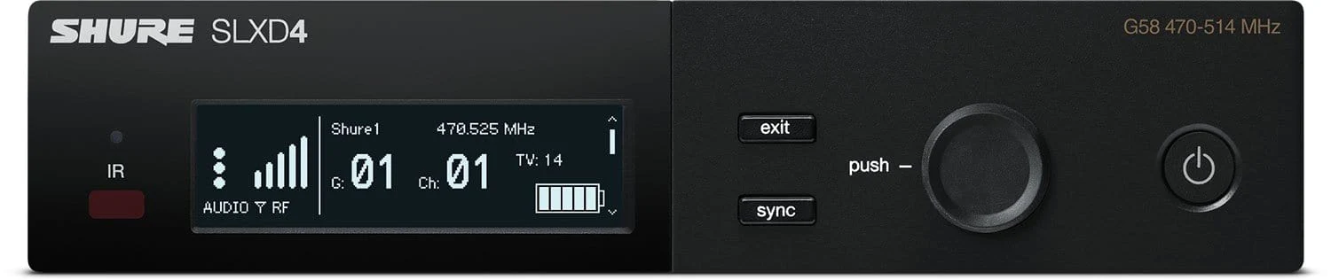 Shure SLXD24/SM58 J52 Wireless Vocal System with SM58 Microphone Capsule - J52 Band - Image 2