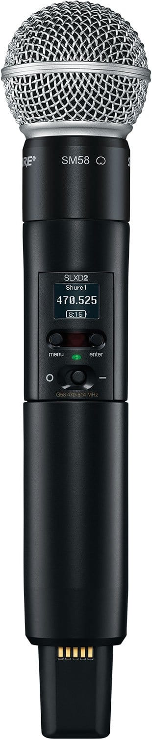 Shure SLXD24/SM58 J52 Wireless Vocal System with SM58 Microphone Capsule - J52 Band - Image 4