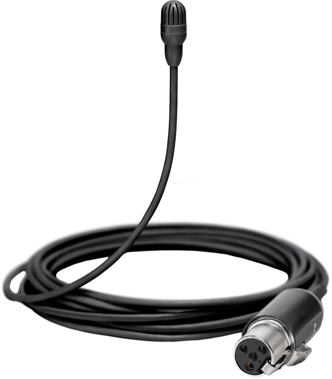 Shure TL46B/O-MTQG TwinPlex Subminiature Omnidirectional Lavalier Microphone with MTQG Plug - Black - Image 2