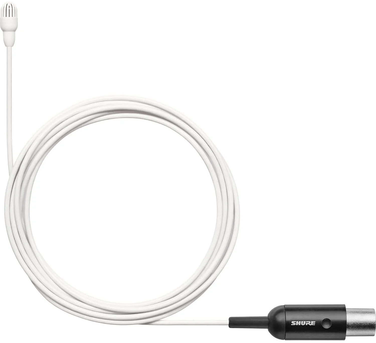 Shure TL46W/O-MTQG TwinPlex Subminiature Omnidirectional Lavalier Microphone with MTQG Plug - White