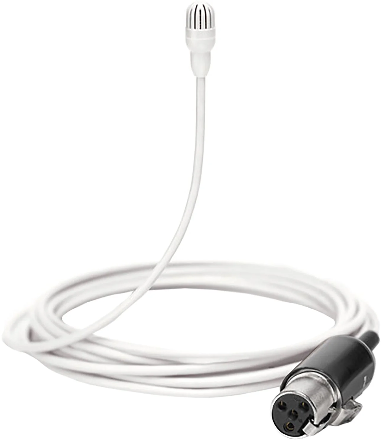 Shure TL46W/O-MTQG TwinPlex Subminiature Omnidirectional Lavalier Microphone with MTQG Plug - White - Image 2