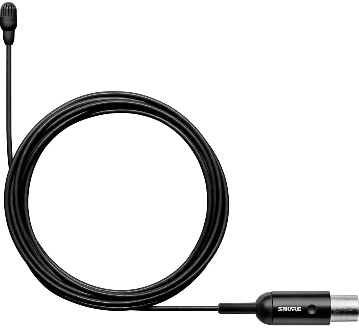 Shure TL47B/O-MTQG TwinPlex Subminiature Omnidirectional Lavalier Microphone with MTQG Plug - Black