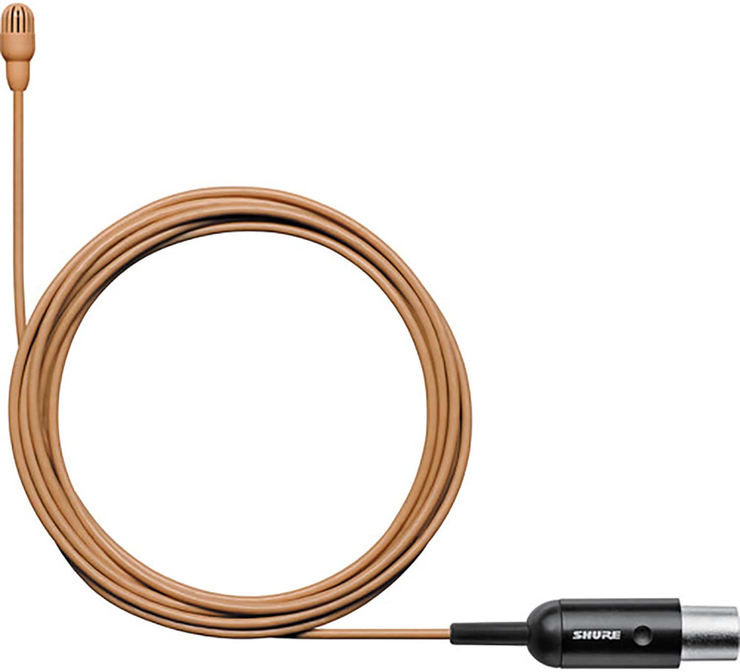 Shure TL47C/O-MTQG-A TwinPlex Omnidirectional Lavalier Microphone - MTQG with Accessories - Cocoa