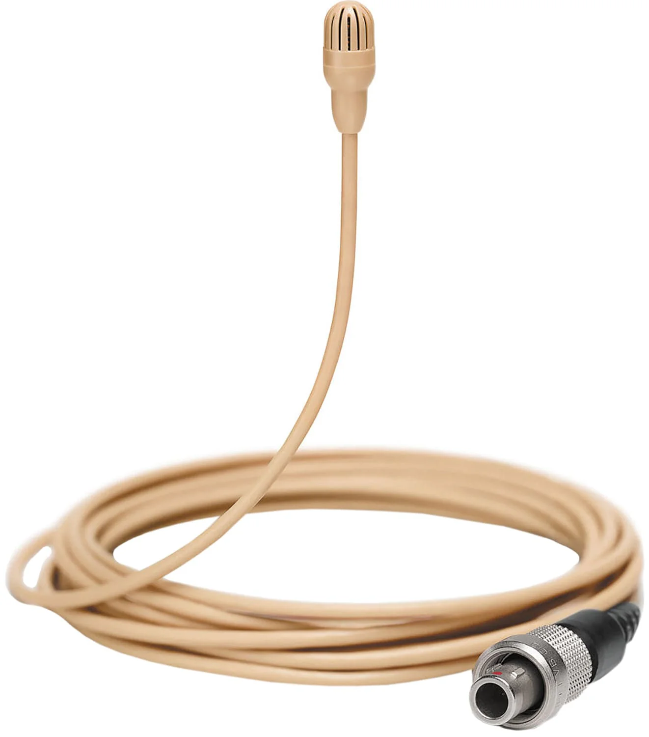 Shure TL47T/O-LEMO TwinPlex Subminiature Omnidirectional Lavalier Microphone with LEMO3 Plug - Tan - Image 2