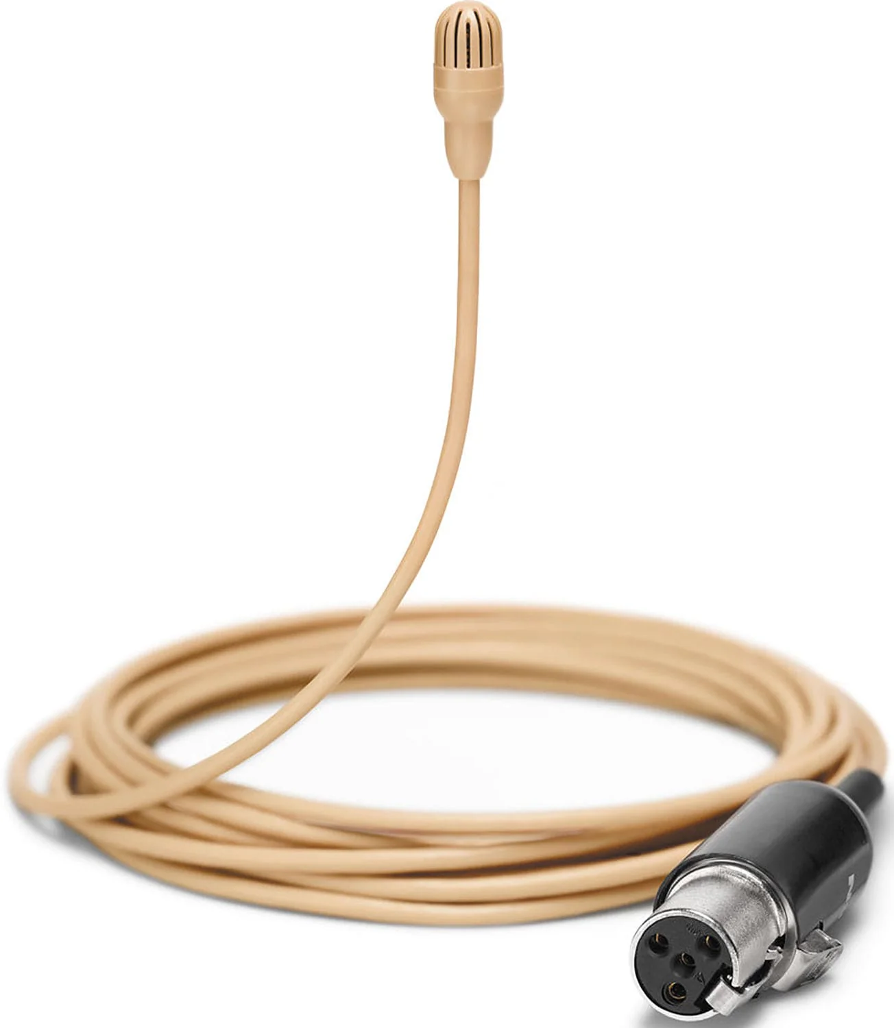 Shure TL47T/O-MTQG TwinPlex Subminiature Omnidirectional Lavalier Microphone with MTQG Plug - Tan - Image 2