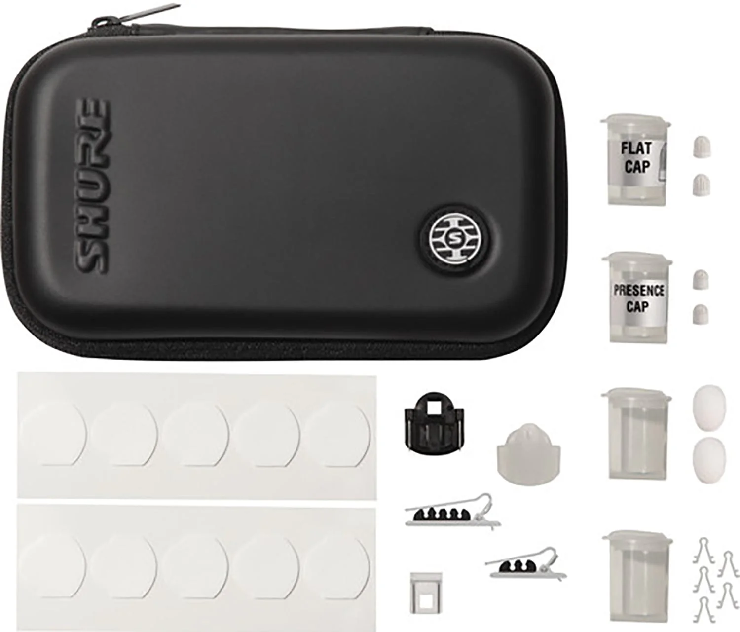 Shure TL48W/O-MTQG-A TwinPlex Omnidirectional Lavalier Microphone - MTQG with Accessories - White - Image 3