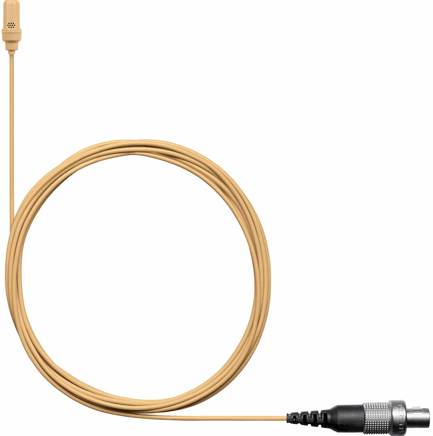 Shure UL4T/C-LM3-A UniPlex Cardioid Subminiature Lavalier Microphone with LM3 Connector - Tan - Image 2