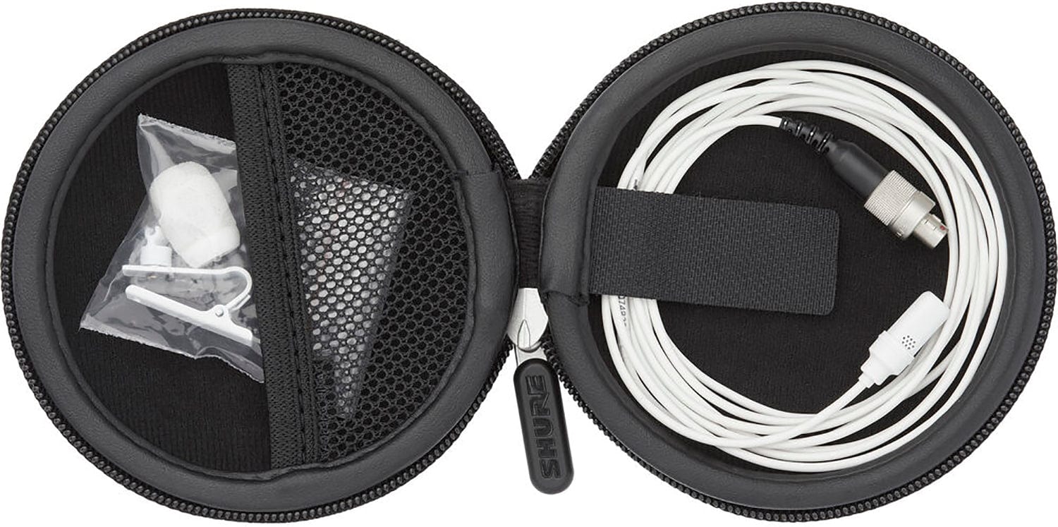 Shure UL4W/C-LM3-A UniPlex Cardioid Subminiature Lavalier Microphone with LM3 Connector - White - Image 3