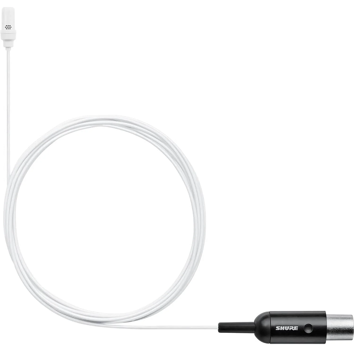 Shure UL4W/C-MTQG-A UniPlex Cardioid Subminiature Lavalier Microphone with MTQG Connector - White - Image 2