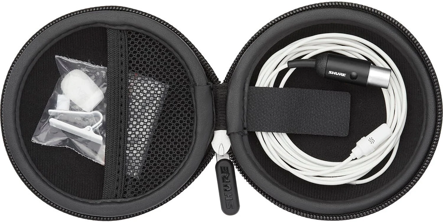 Shure UL4W/C-MTQG-A UniPlex Cardioid Subminiature Lavalier Microphone with MTQG Connector - White - Image 3