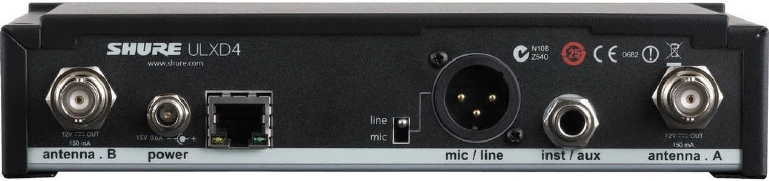 Shure ULXD4 Digital Wireless Receiver - G50 Band - Image 2