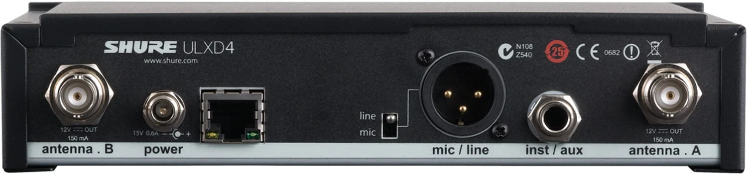 Shure ULXD4-GV Digital Wireless Receiver - H50 Band - Image 3