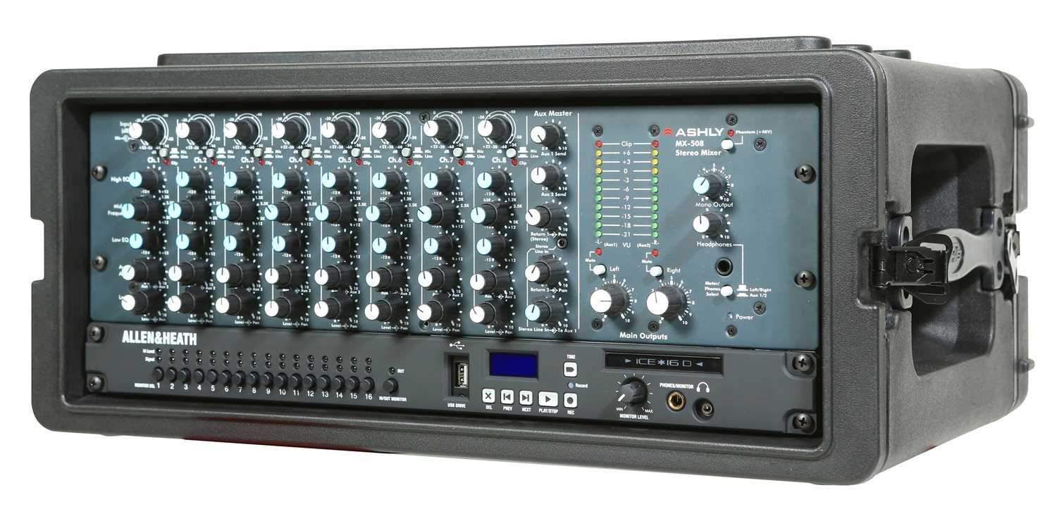 SKB 1SKB-R4S 4U Shallow Roto Rack with Steel Rails - Image 3