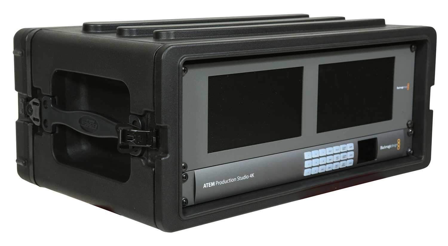 SKB 1SKB-R4S 4U Shallow Roto Rack with Steel Rails - Image 4