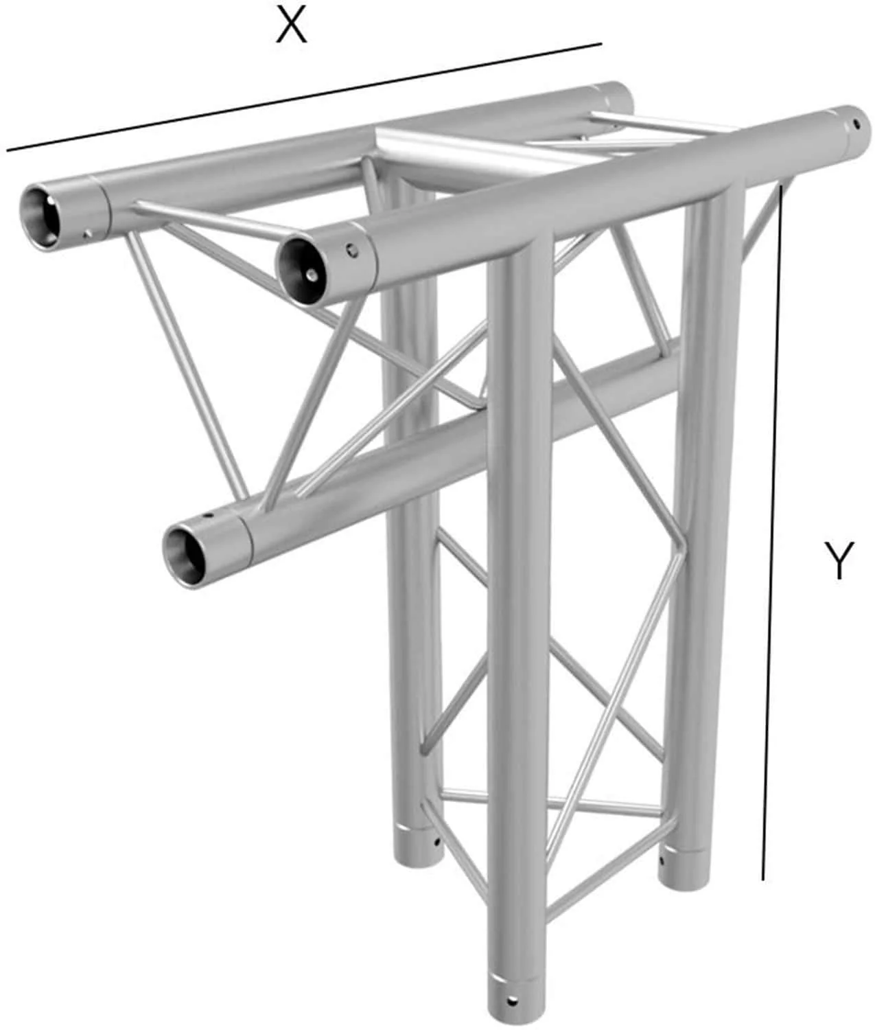 Triangle 9-In Truss F23 3W T-Junction 1.64 Ft - Image 2