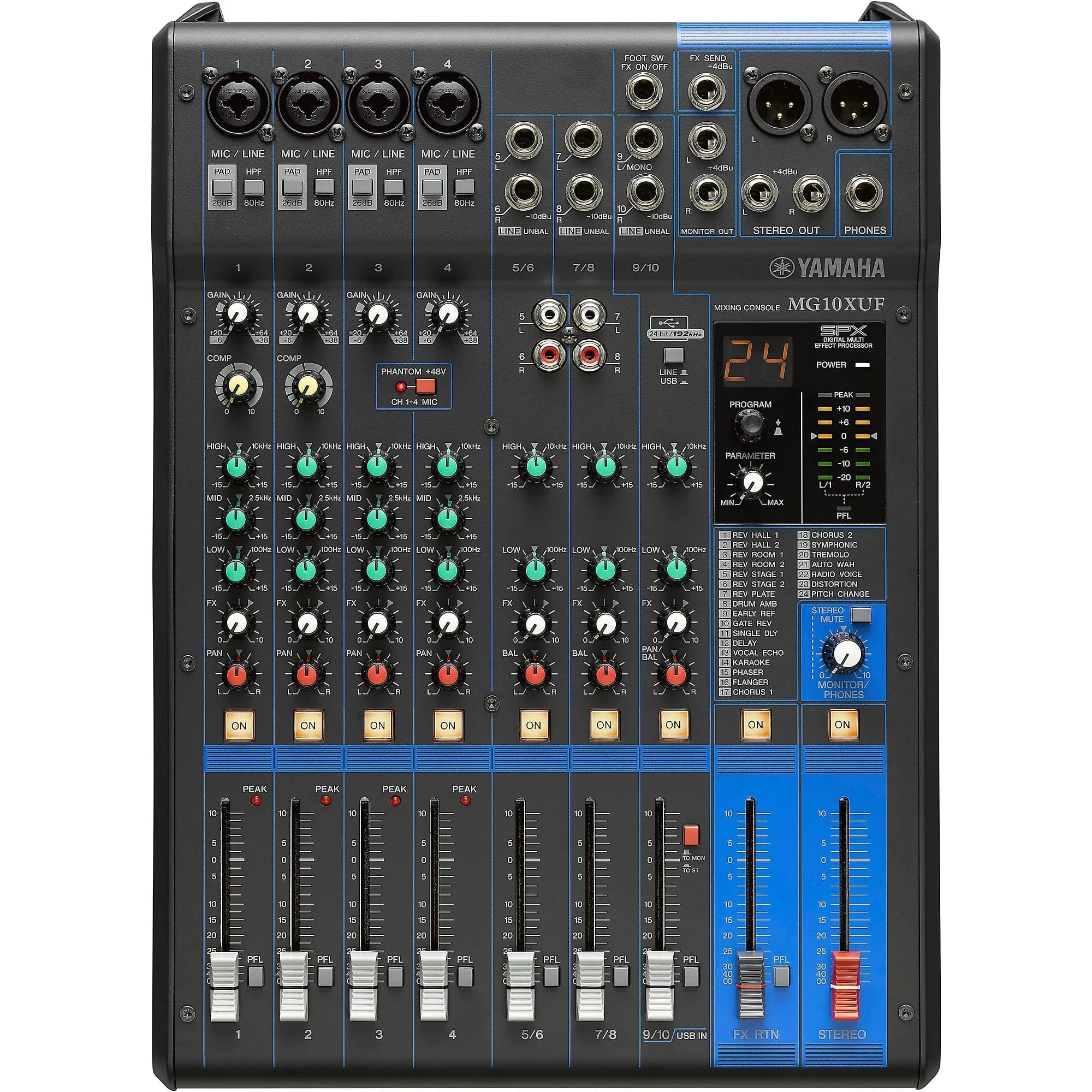 Yamaha MG10XUF 10-Channel Analog Mixer - Image 3