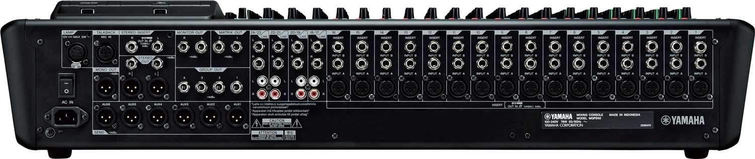 Yamaha MGP24X 24-Input 4-bus PA Mixer with USB - Image 3